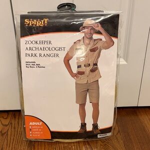 Spirit Park Ranger Halloween Costume Men's Size Large